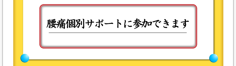 腰痛が治る腰痛アカデミーはヘルニア、狭窄症、坐骨神経痛を治すため名医坂戸孝志の個別サポートに参加できます。