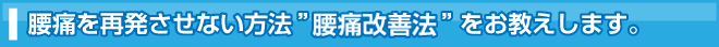 腰痛は腰痛アカデミーは、腰痛、ヘルニア、狭窄症、坐骨神経痛を再発させない方法”腰痛治療法”を坂戸孝志先生がお教えします。
